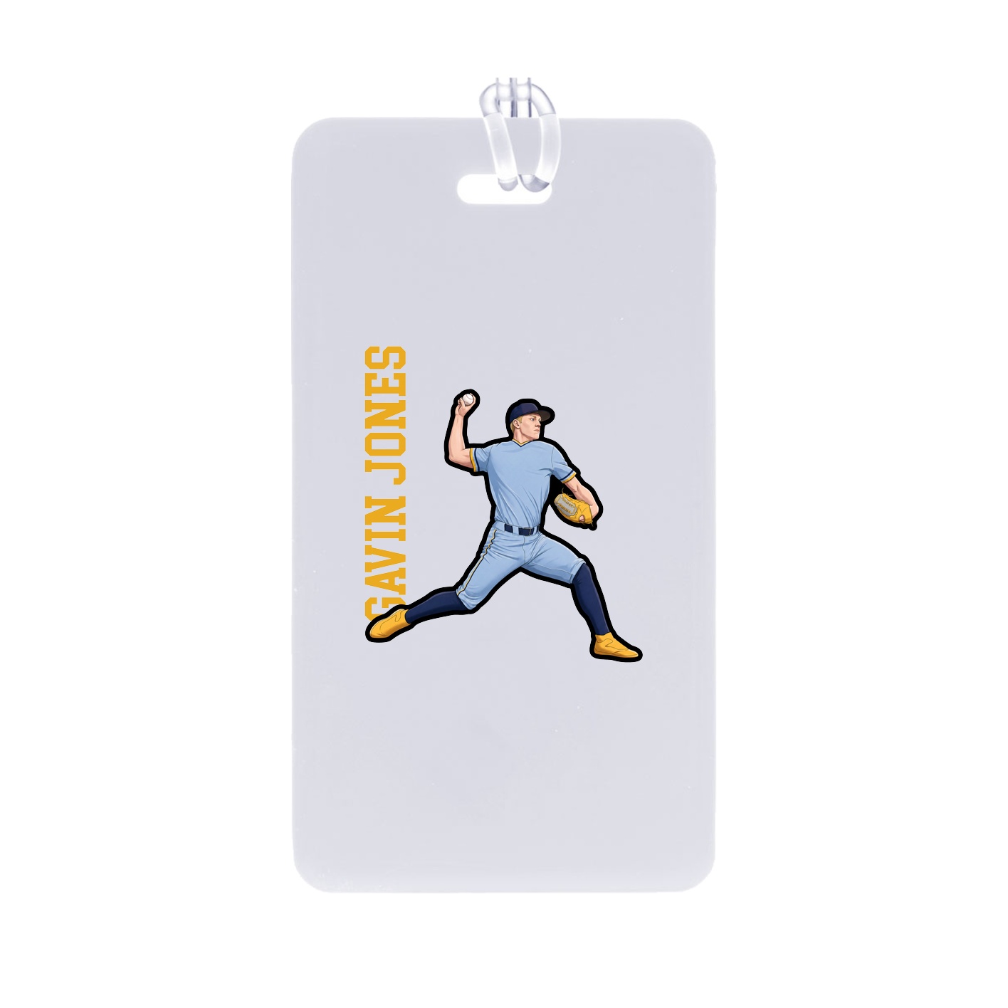 Bag Tag — Name Vertical in Classic