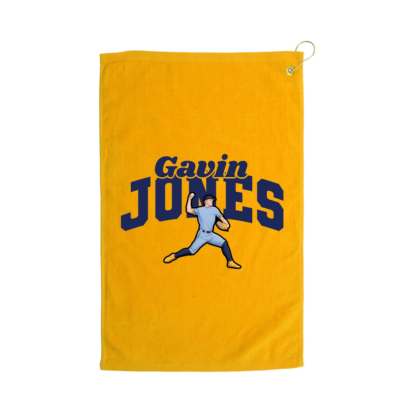 Golf Towel — Signature Arch in Gold