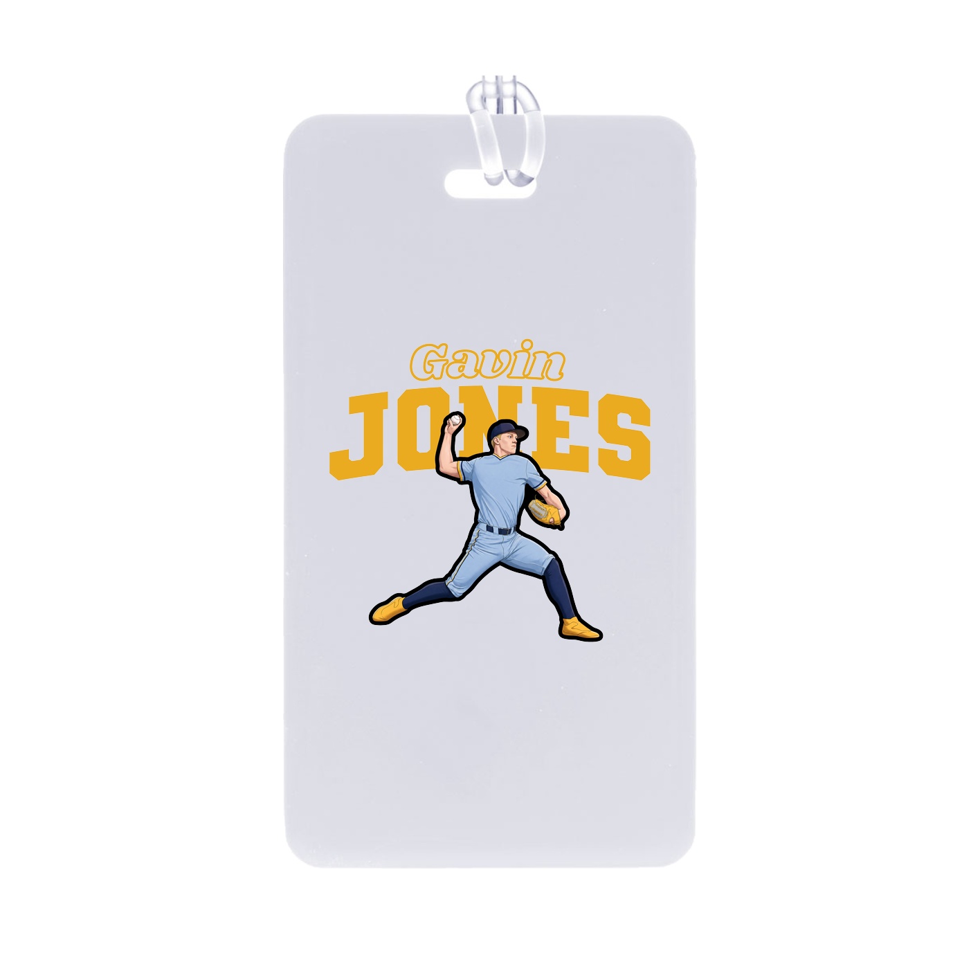 Bag Tag — Name Arch in Classic