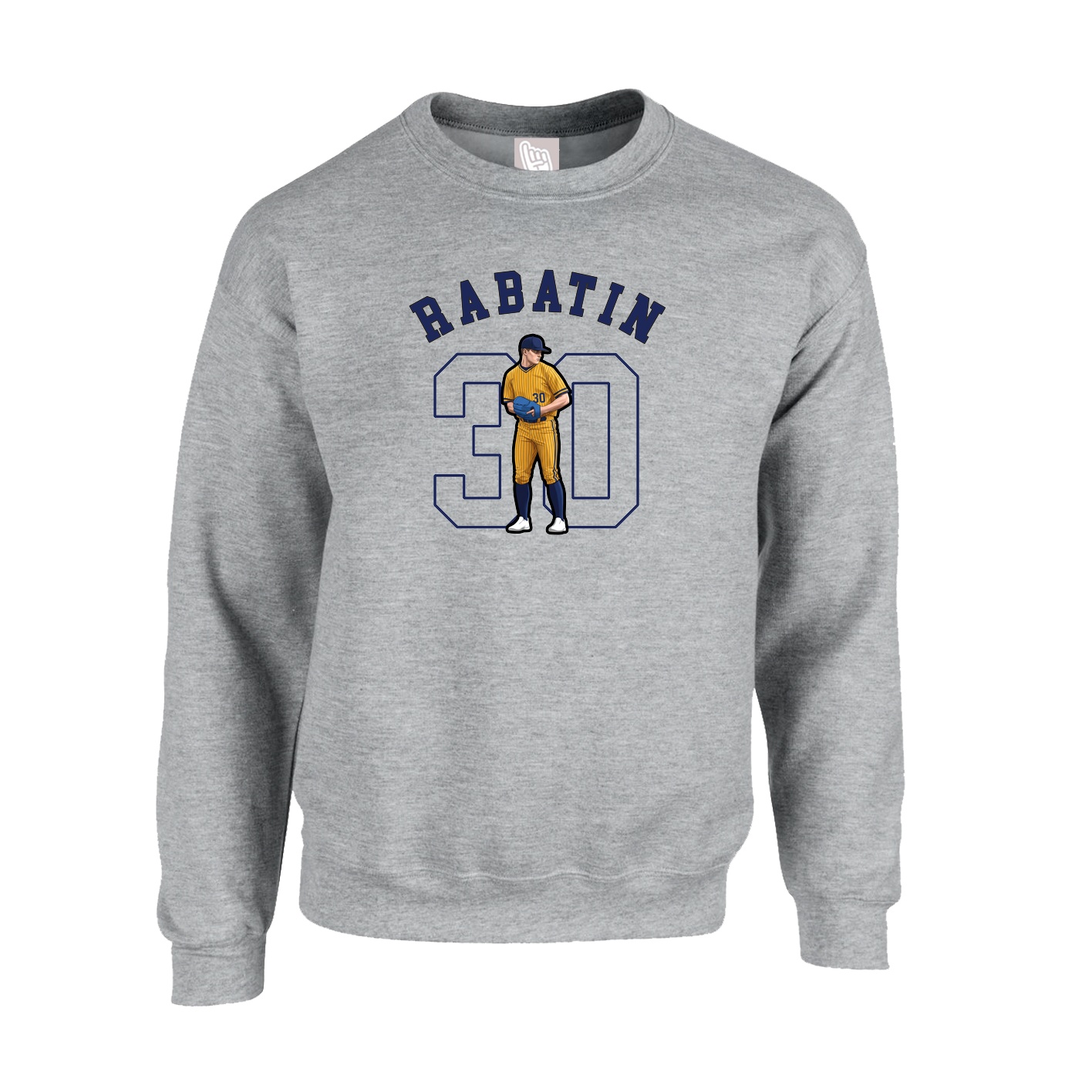 Fleece Crew — Shirsey Arch in Grey