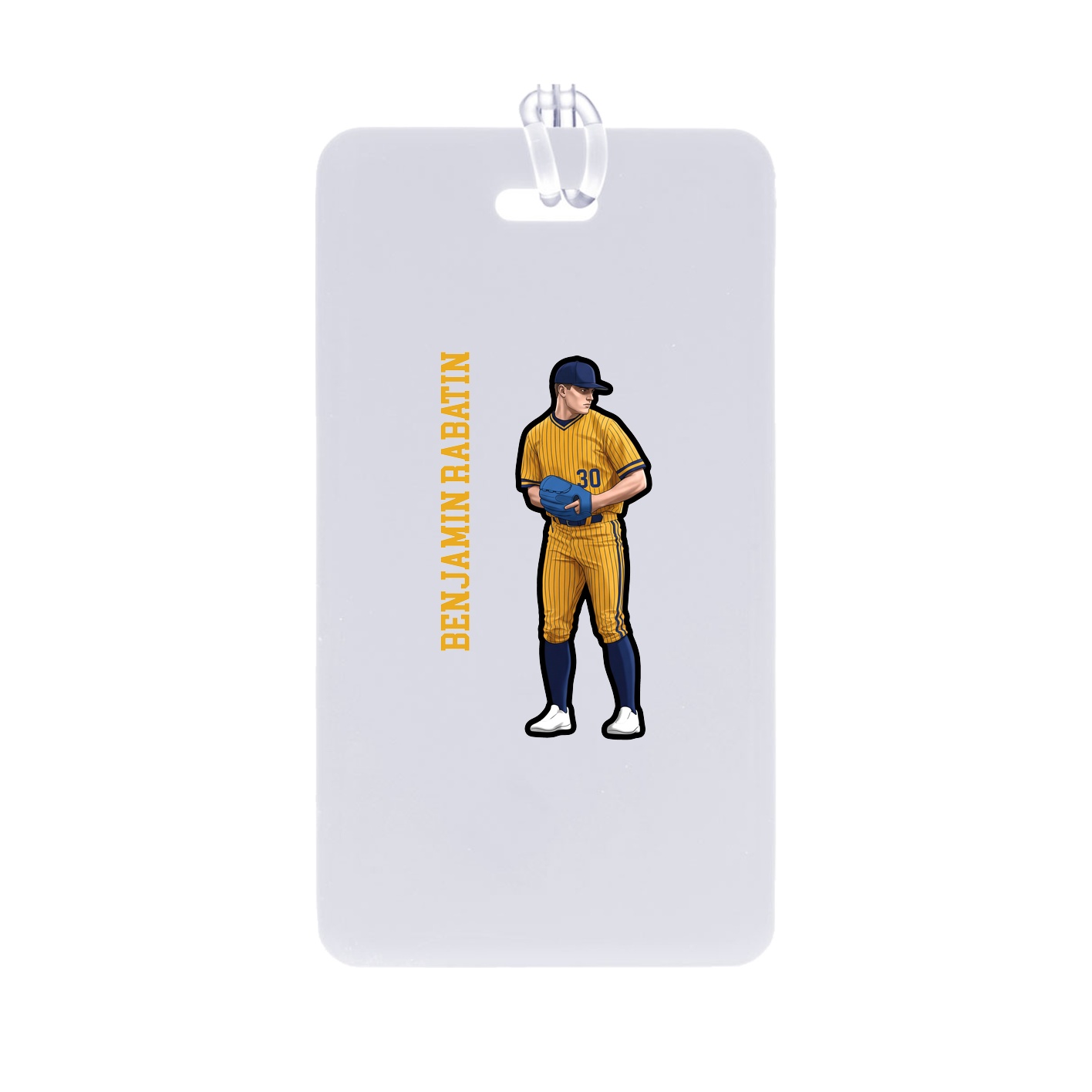 Bag Tag — Name Vertical in Classic