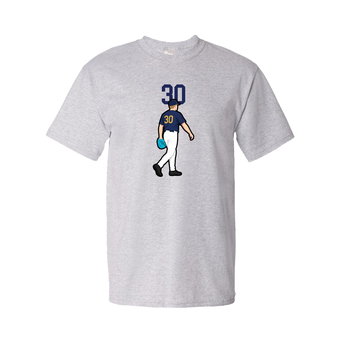 Tee — Number Top in Grey