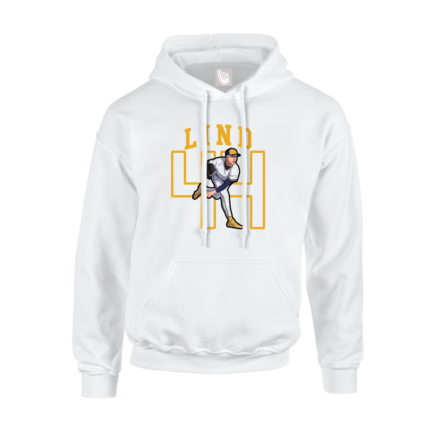 Hoodie — Shirsey in White