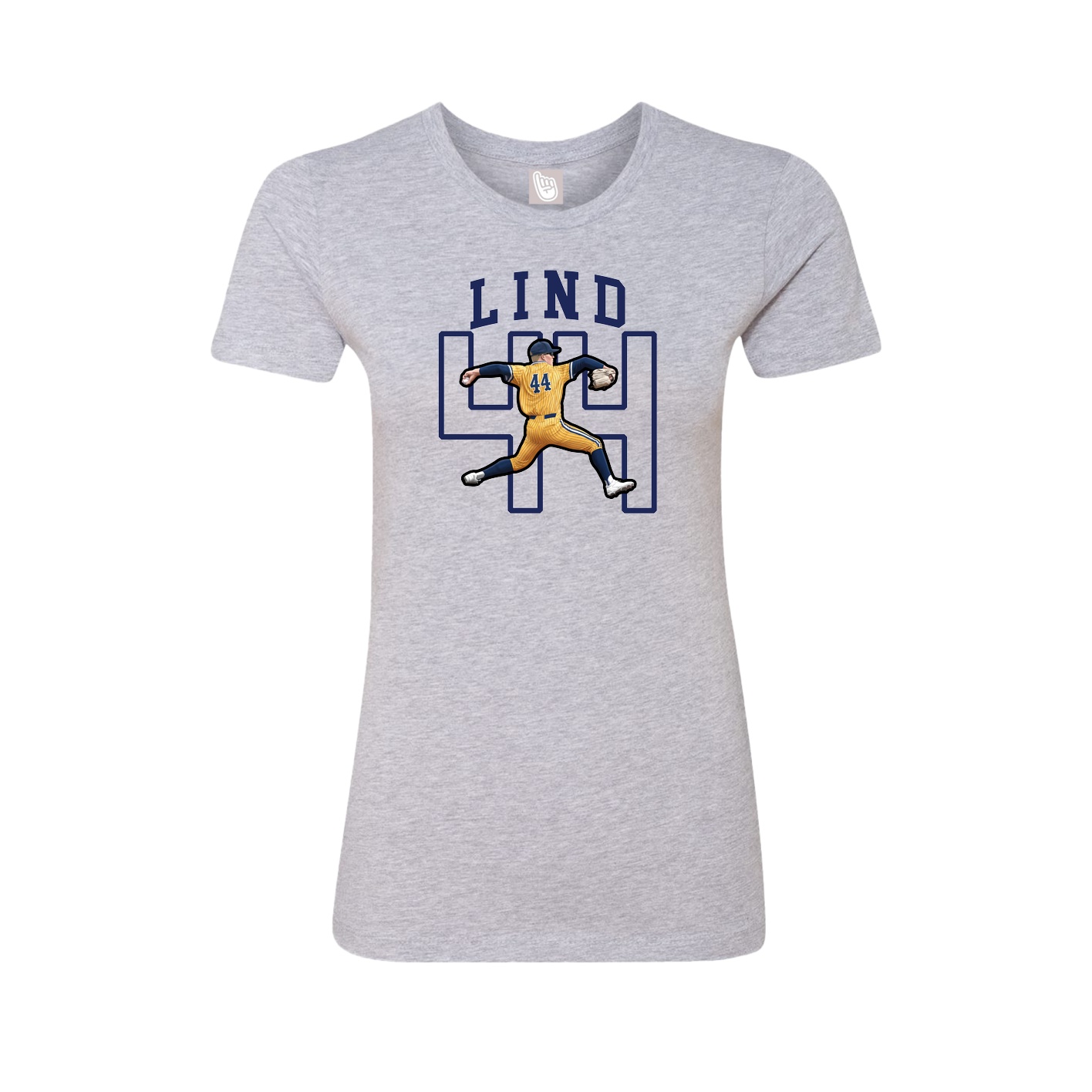 Fitted Women's Tee — Shirsey in Grey