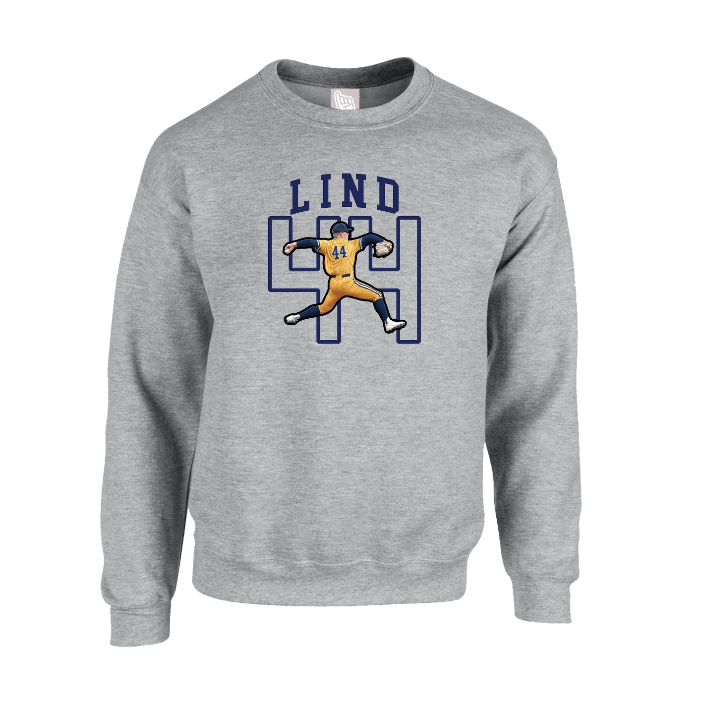 Fleece Crew — Shirsey in Grey