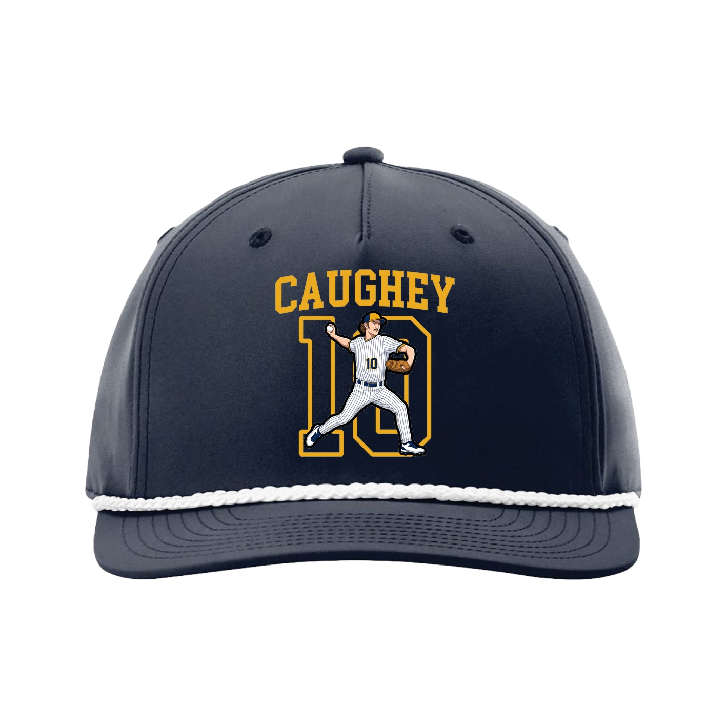Five-Panel Classic Rope Cap — Shirsey in Navy