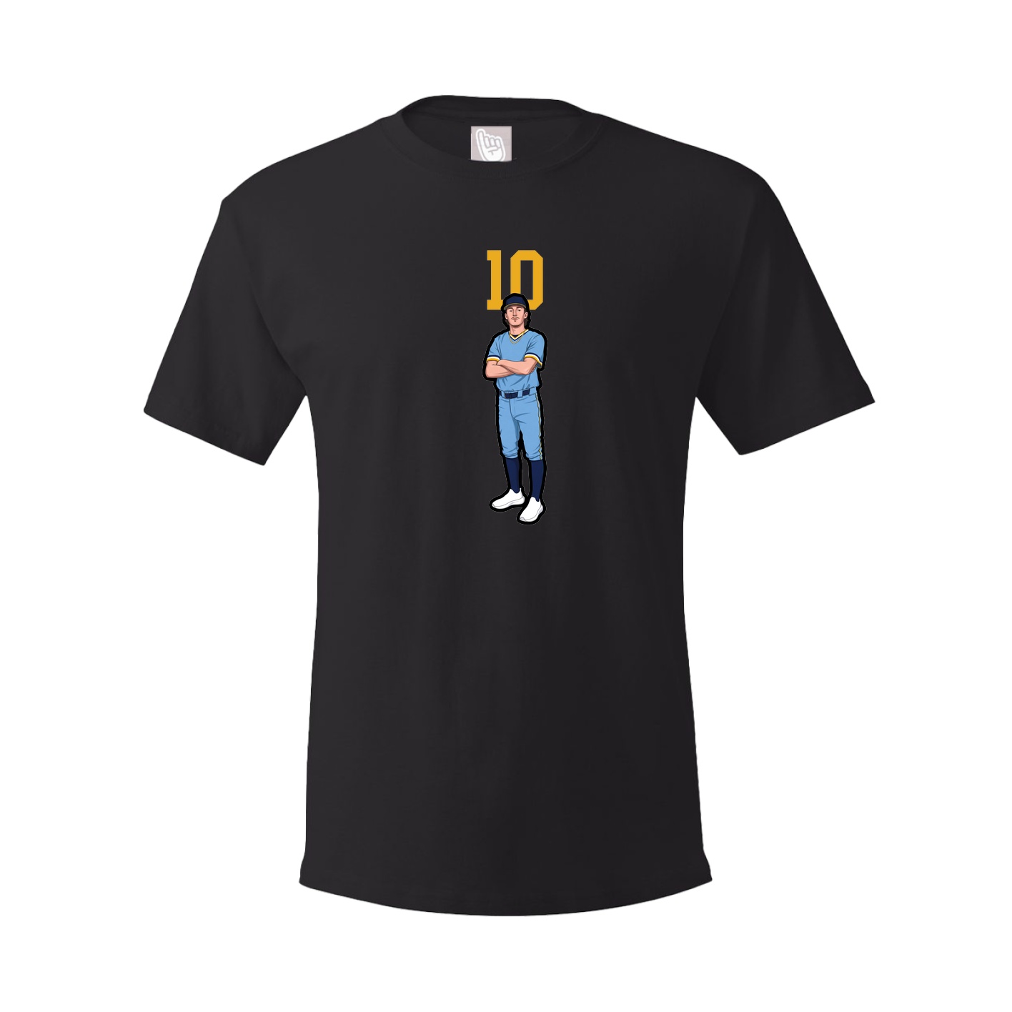 Tee — Number Top in Black