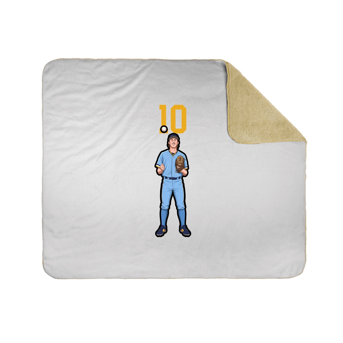 50x60 Sherpa Lined Throw Blanket