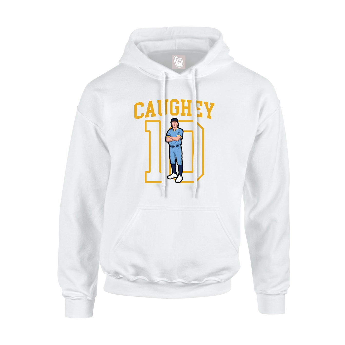Hoodie — Shirsey in White