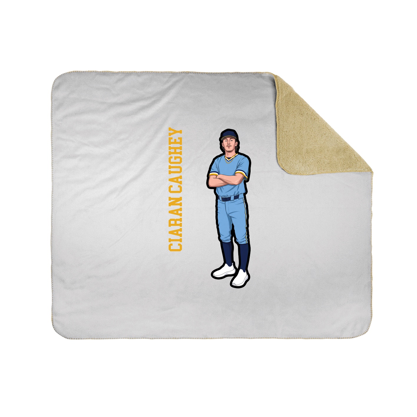 50x60 Sherpa Lined Throw Blanket