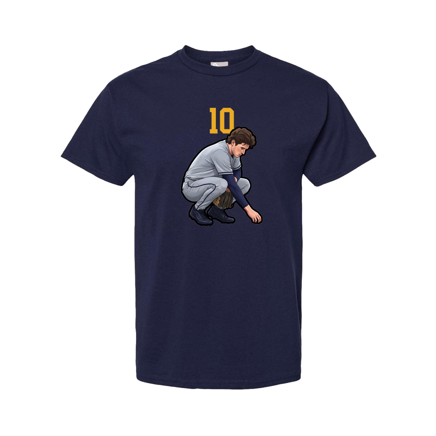 Youth Tee — Number Top in Navy