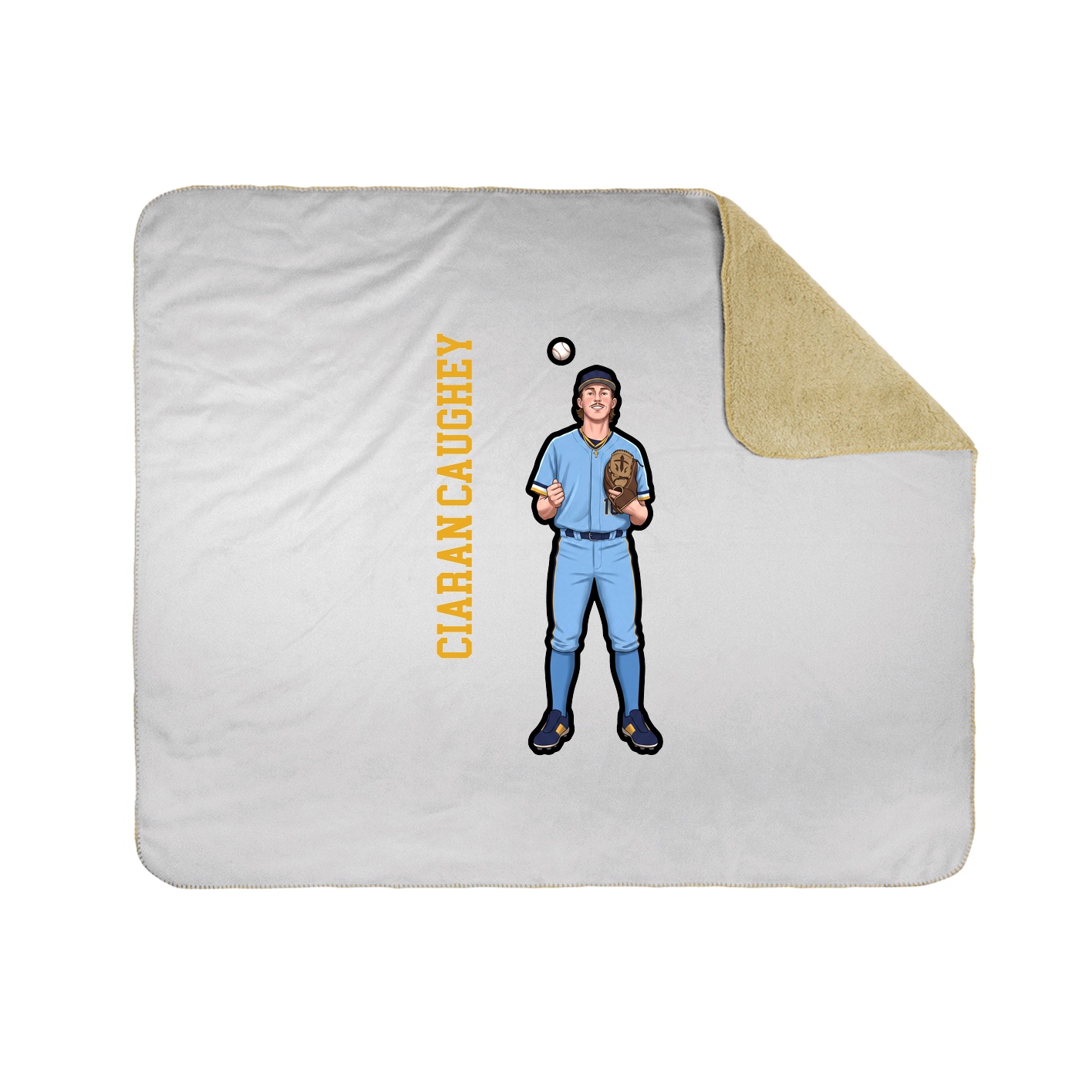 50x60 Sherpa Lined Throw Blanket