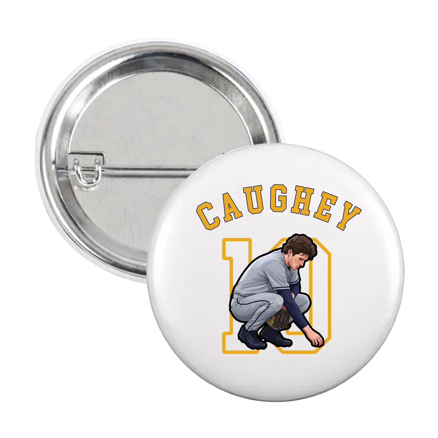 Game Day Button — Shirsey Arch in White
