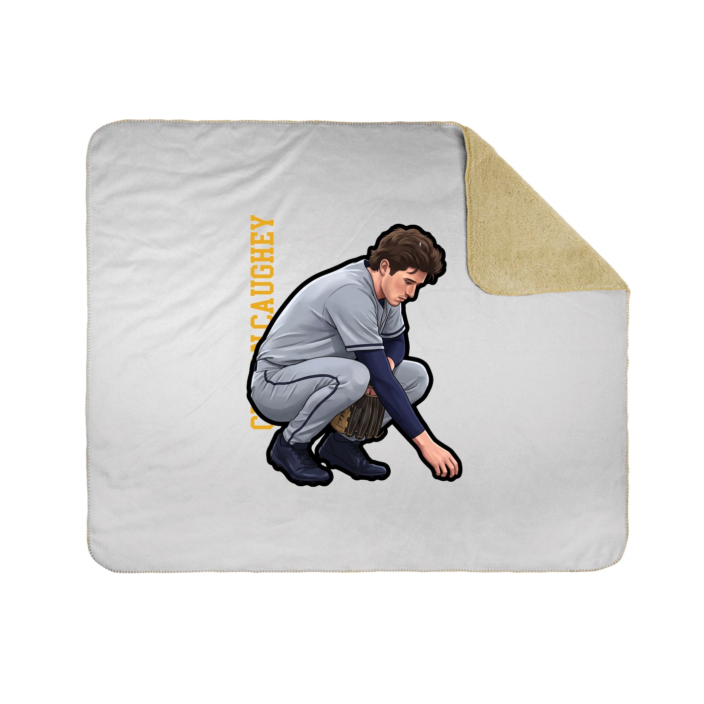 50x60 Sherpa Lined Throw Blanket