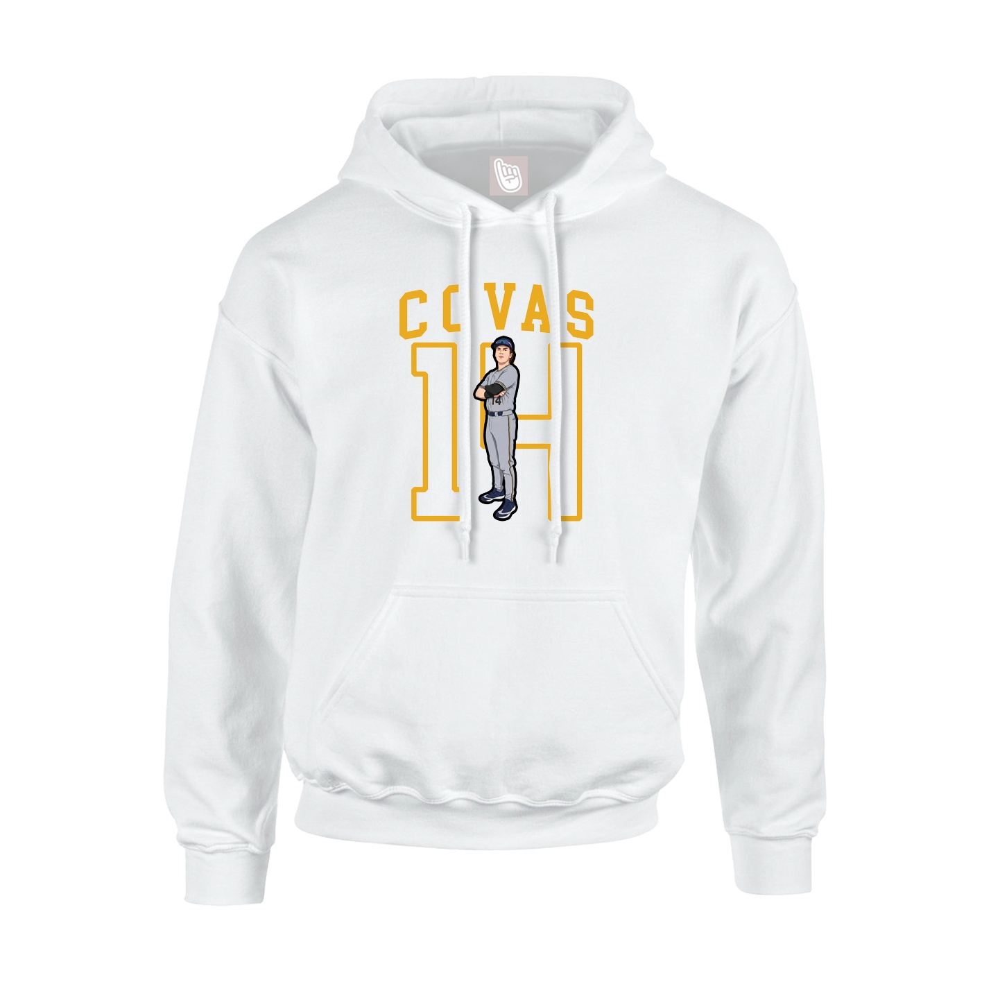Hoodie — Shirsey in White