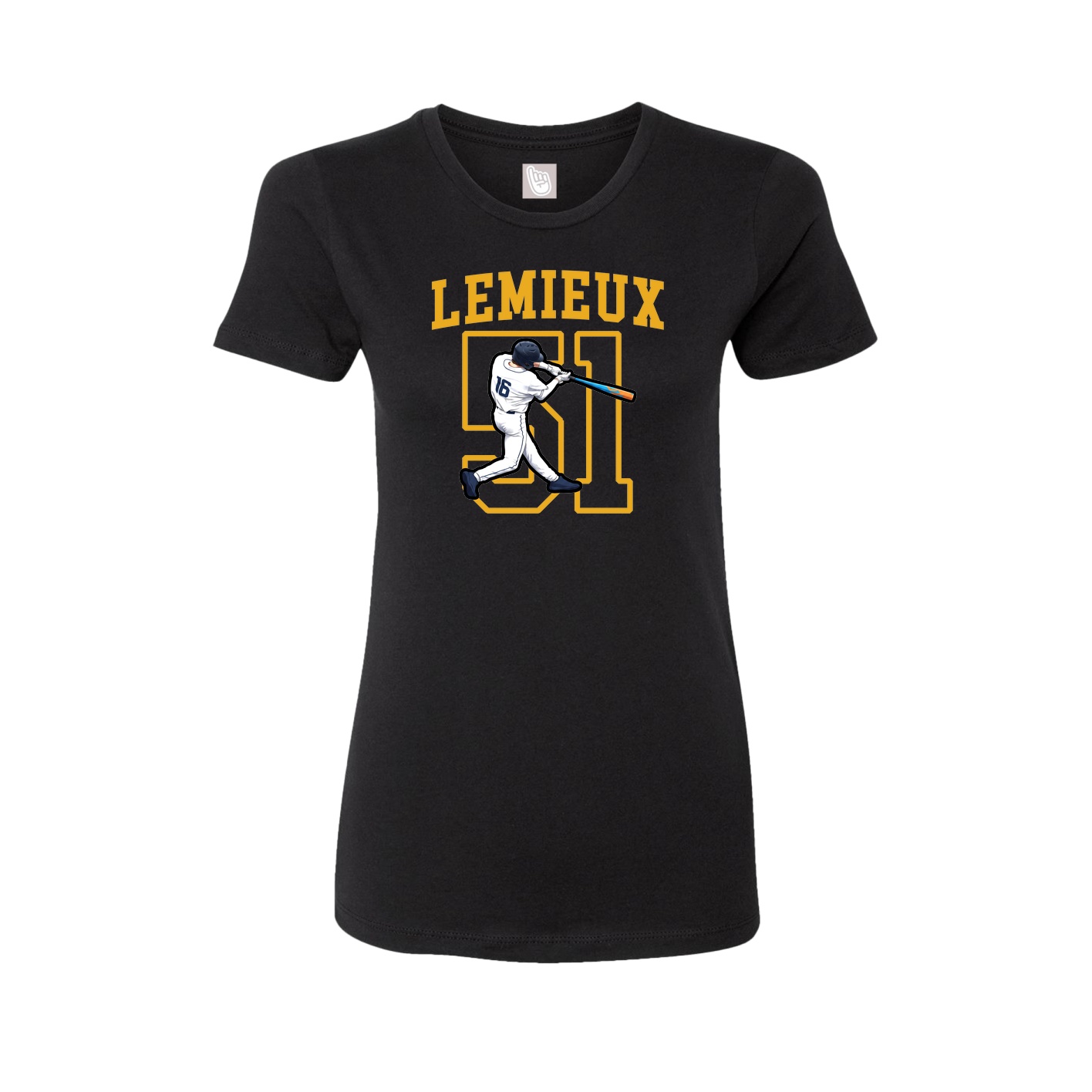 Fitted Women's Tee — Shirsey in Black