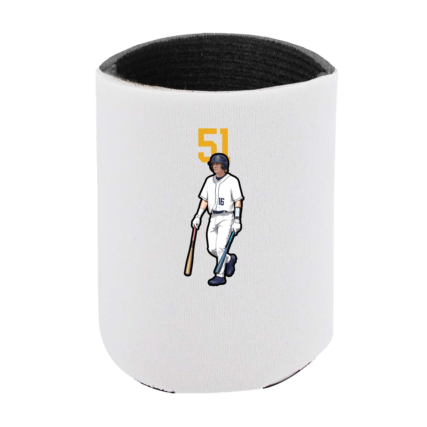 Can Holder — Number Top in White