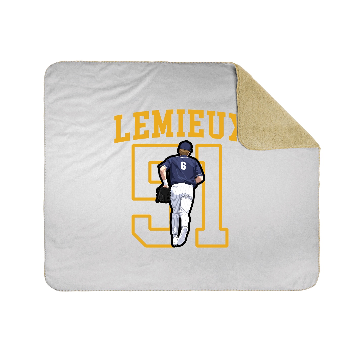 50x60 Sherpa Lined Throw Blanket