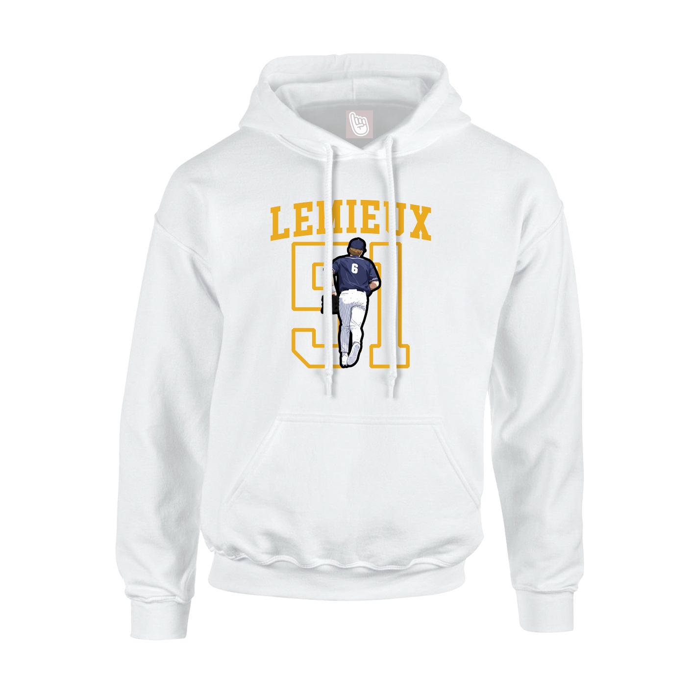 Hoodie — Shirsey in White