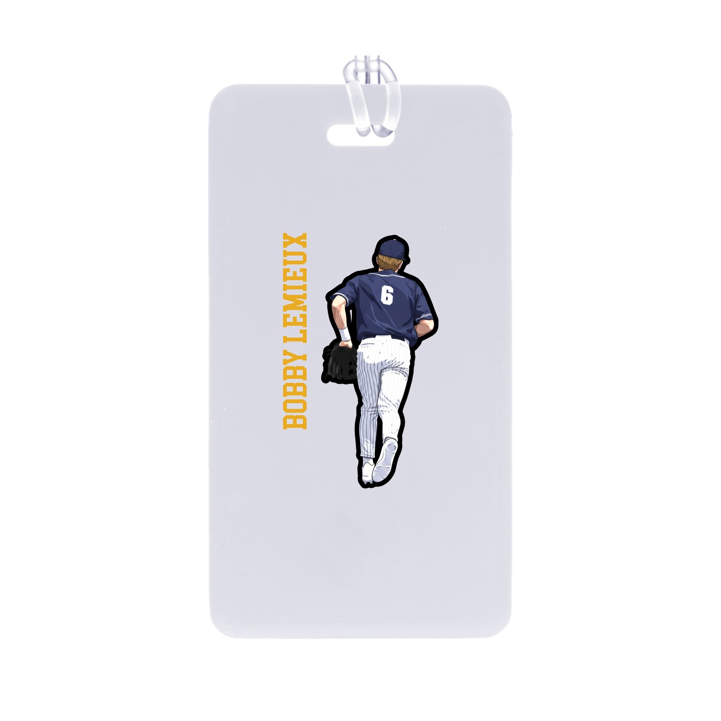 Bag Tag — Name Vertical in Classic