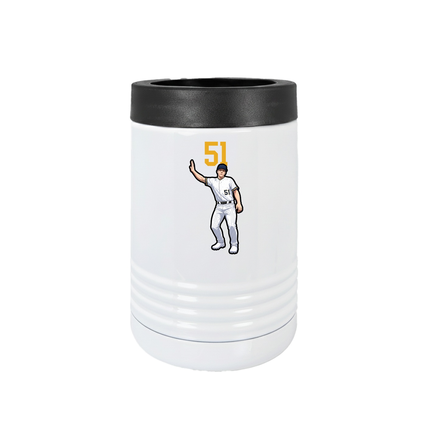 Beverage Holder — Number Top in White