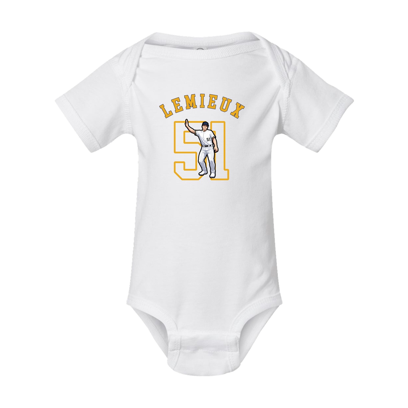 Baby Onesie — Shirsey Arch in White