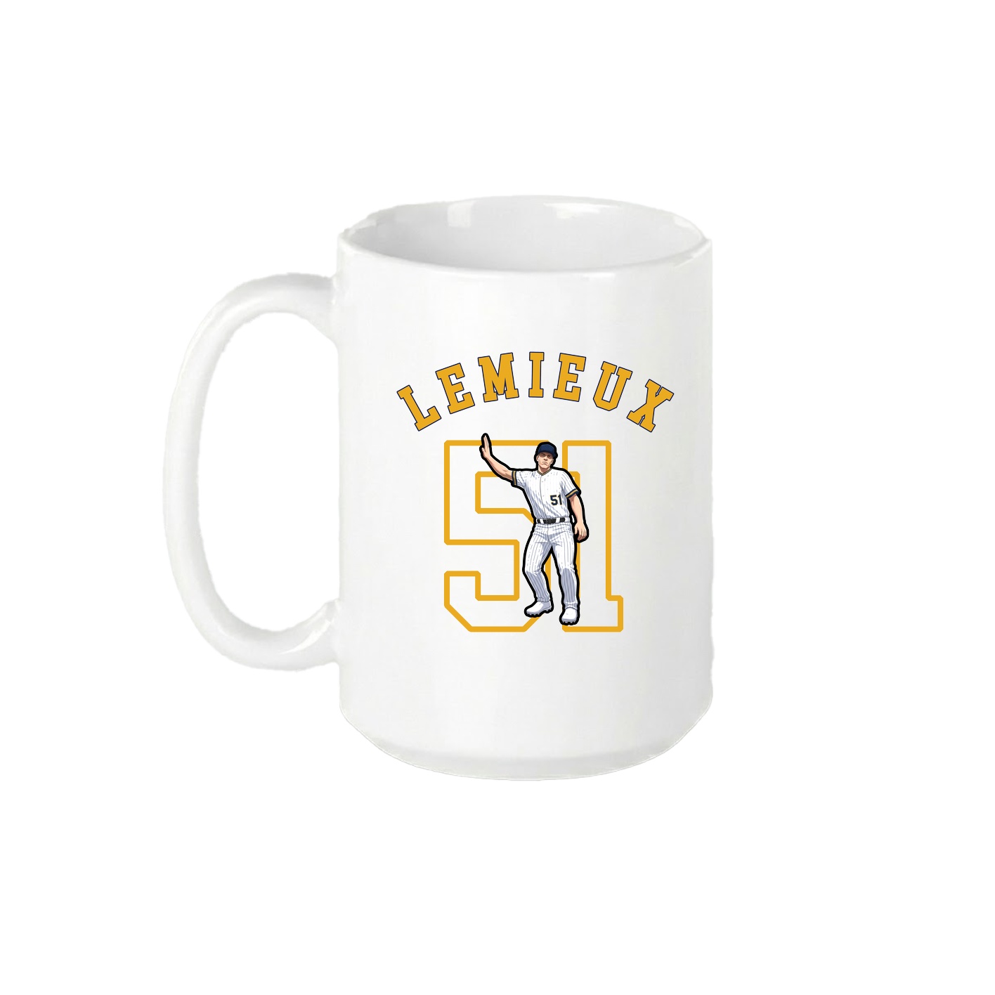 15oz Coffee Mug — Shirsey Arch in White