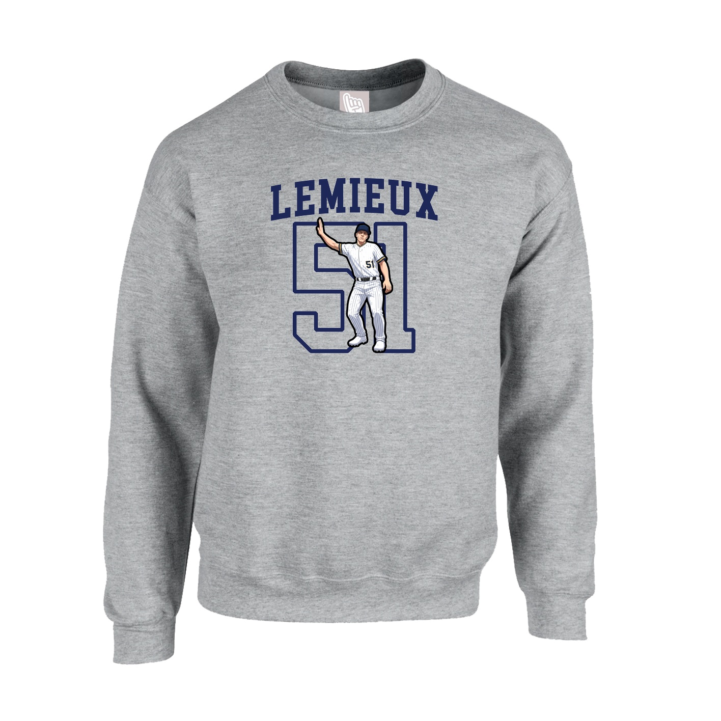Fleece Crew — Shirsey in Grey