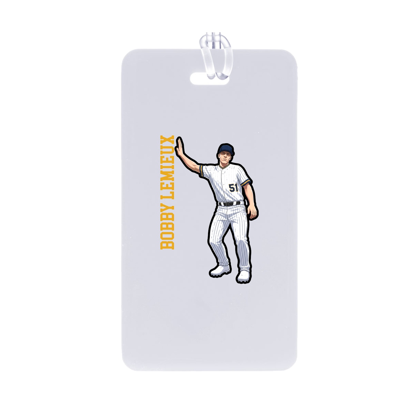 Bag Tag — Name Vertical in Classic