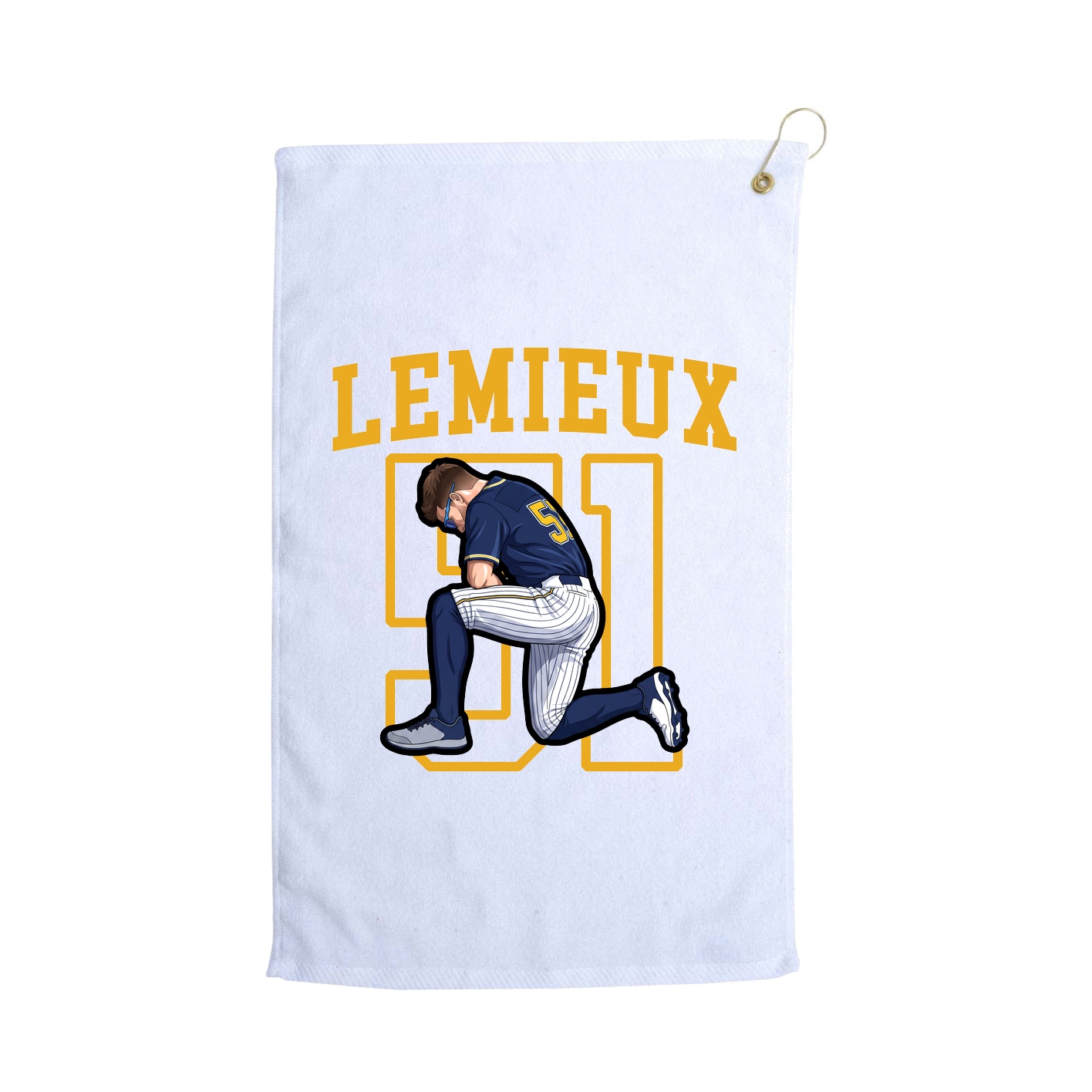 Golf Towel — Shirsey in White