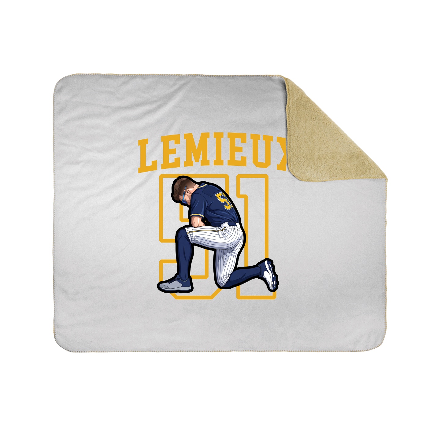 Throw Blanket — Shirsey in White