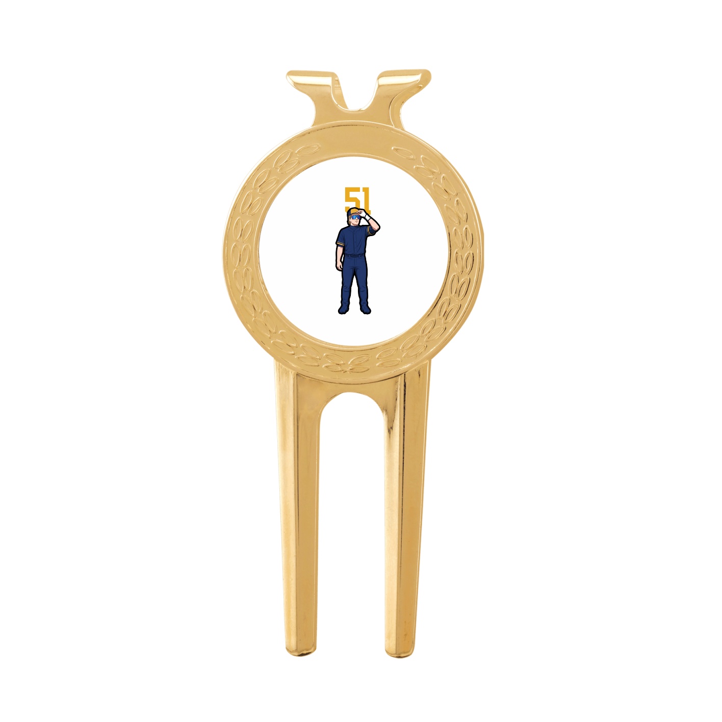 Divot Tool with Ball Marker — Number Top in Classic