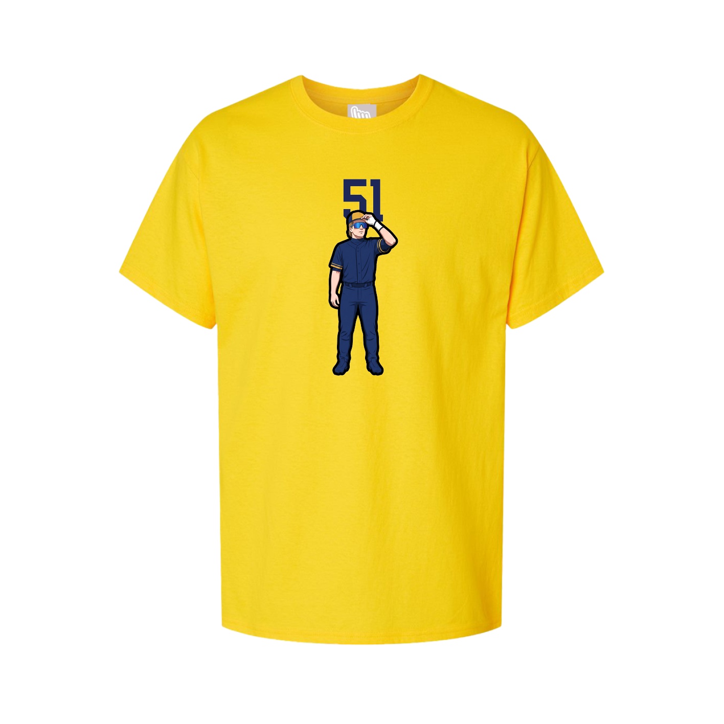 Tee — Number Top in Gold
