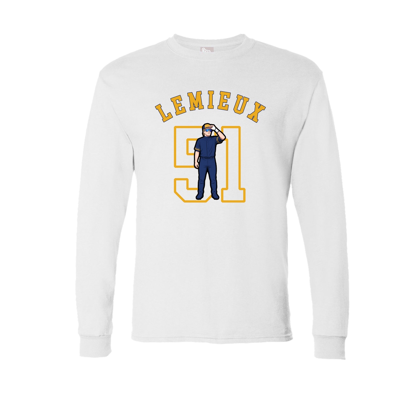 Long Sleeve Tee — Shirsey Arch in White