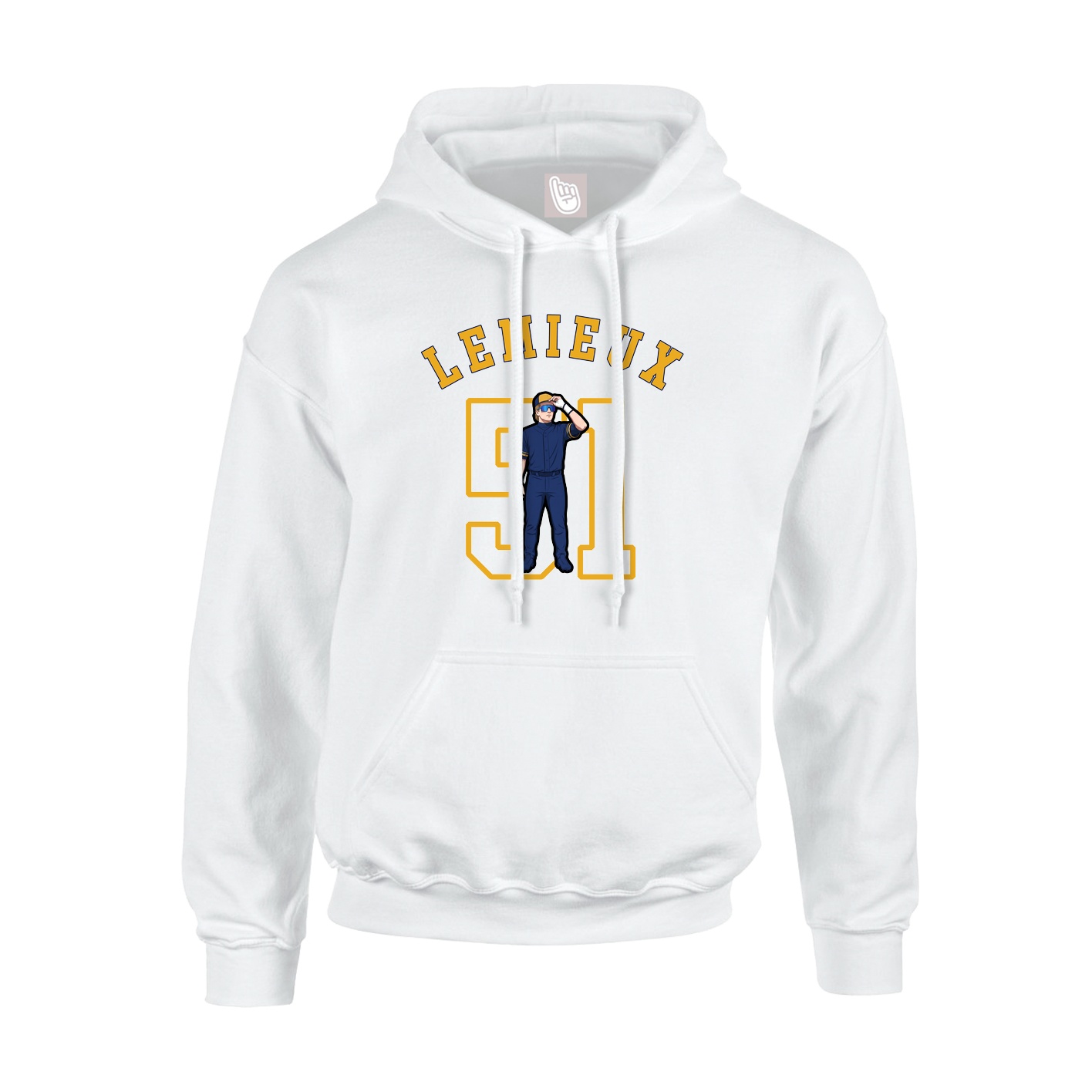 Hoodie — Shirsey Arch in White
