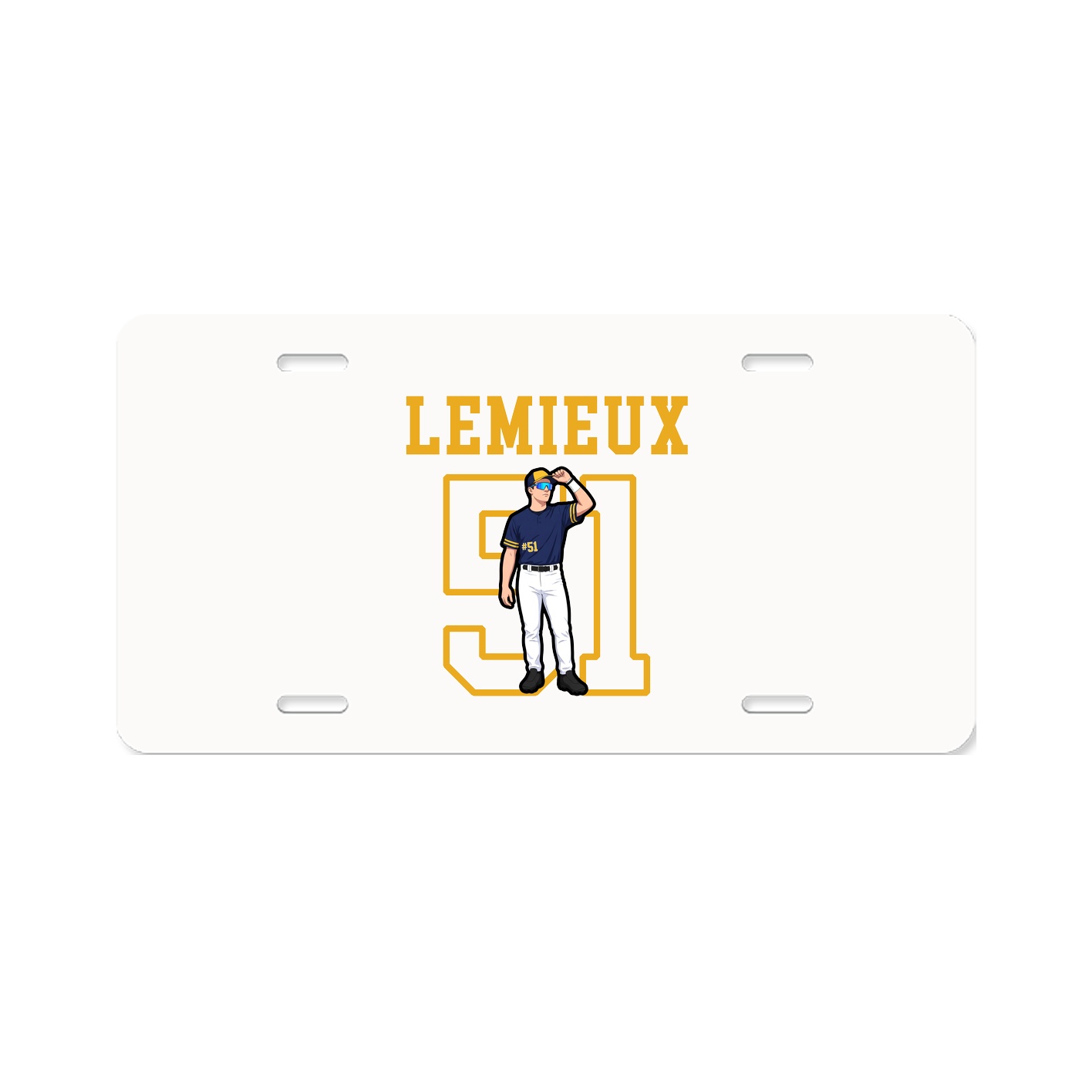 License Plate — Shirsey in Classic