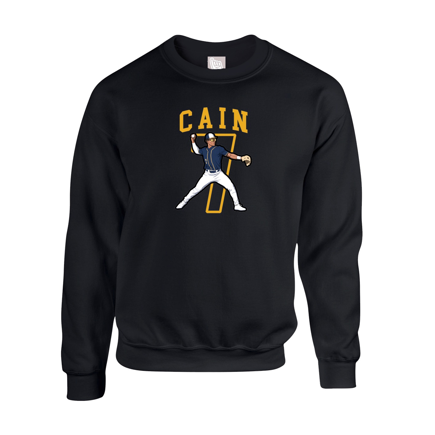 Fleece Crew — Shirsey in Black