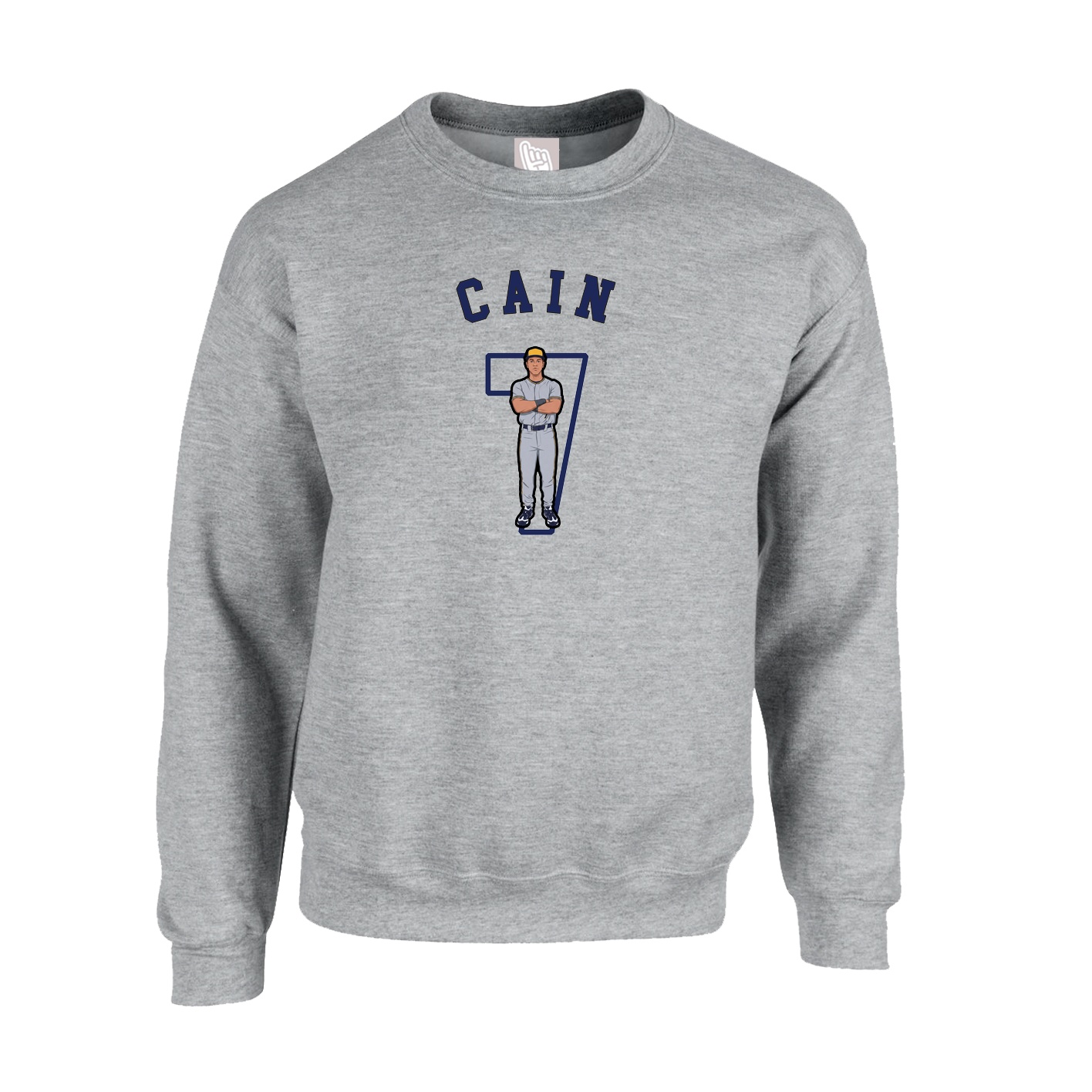 Fleece Crew — Shirsey Arch in Grey