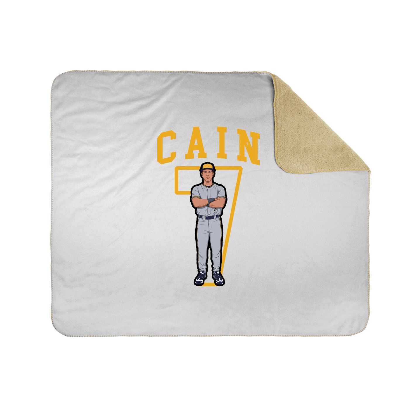 Throw Blanket — Shirsey in White