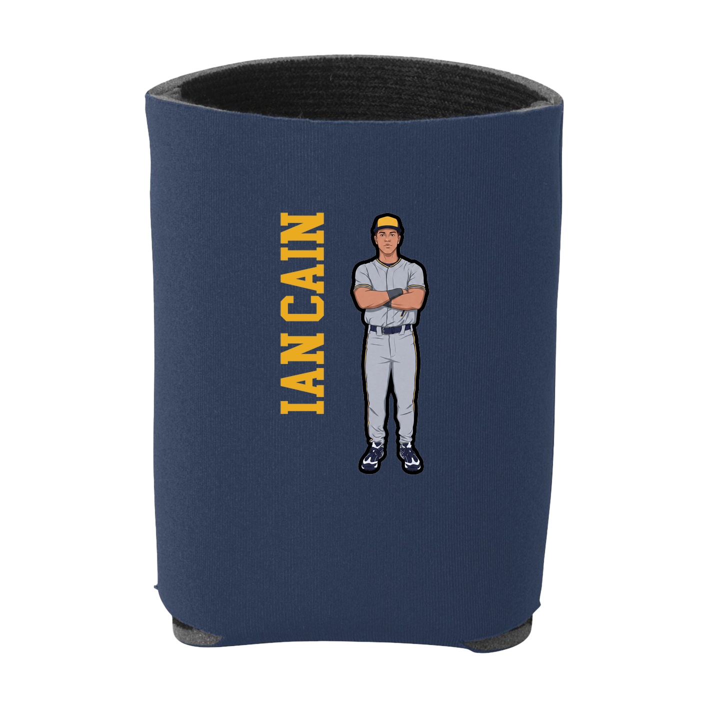 Can Holder — Name Vertical in Navy