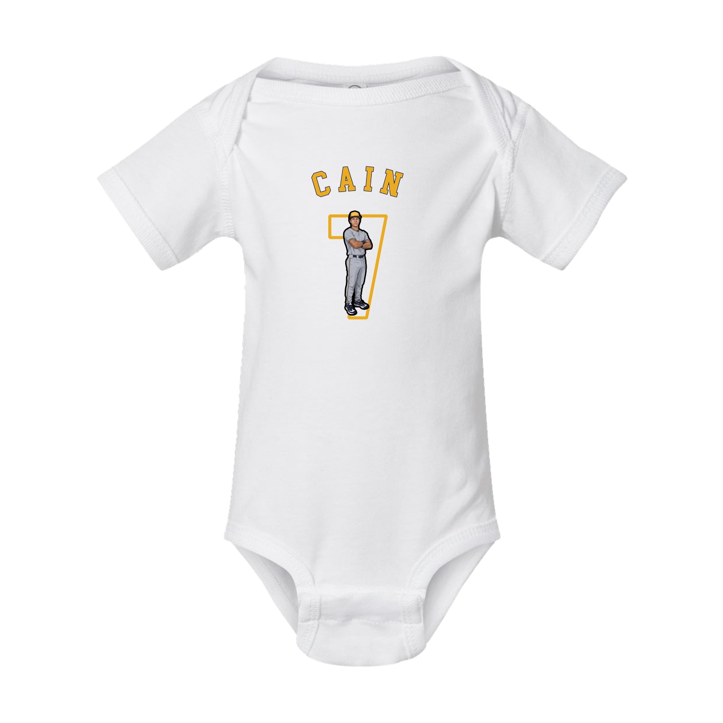 Baby Onesie — Shirsey Arch in White
