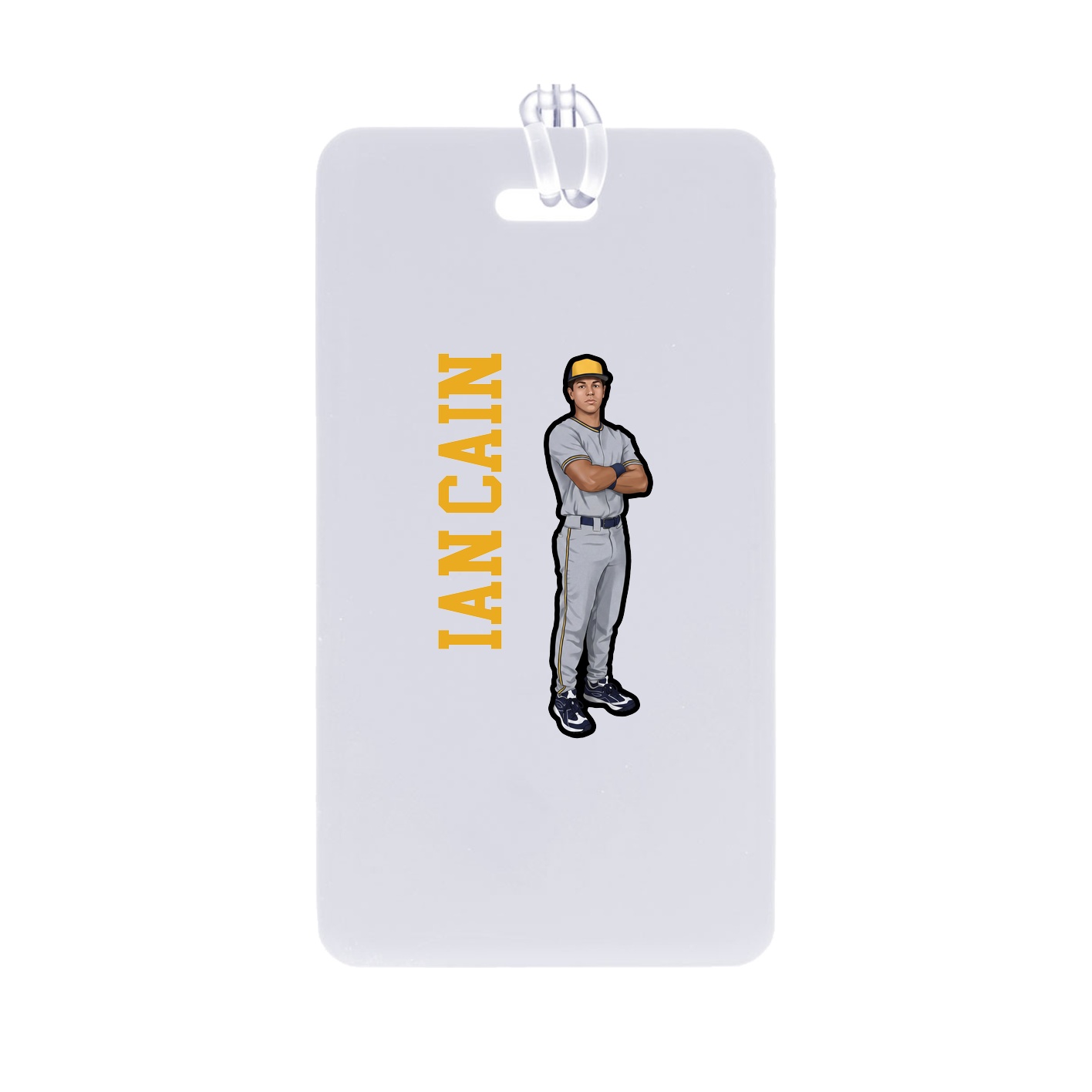 Bag Tag — Name Vertical in Classic