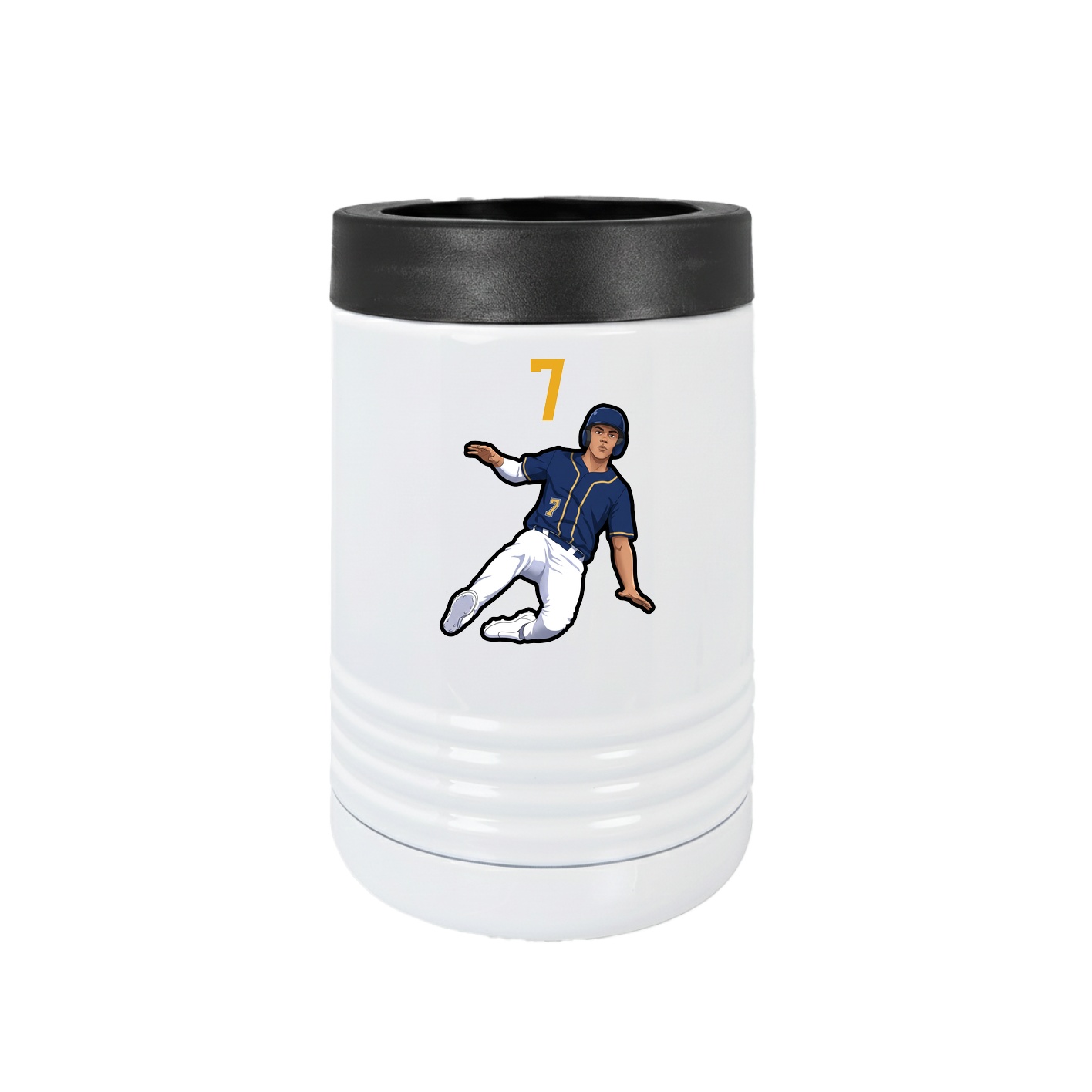 Beverage Holder — Number Top in White