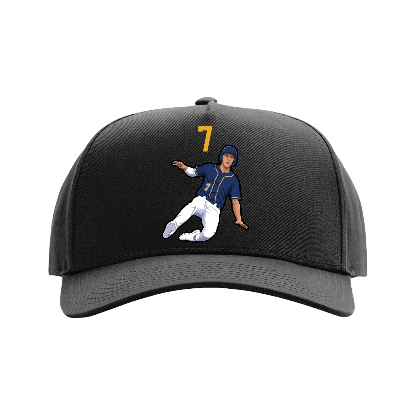 Full Fabric Five-Panel Champ Cap