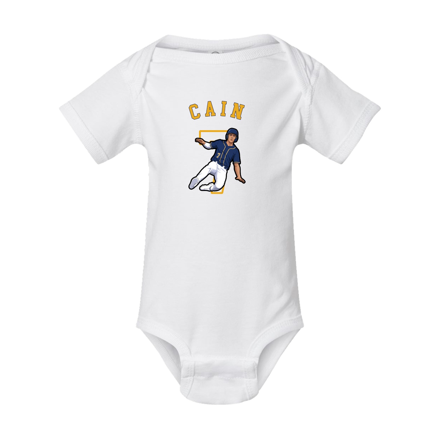 Baby Onesie — Shirsey Arch in White