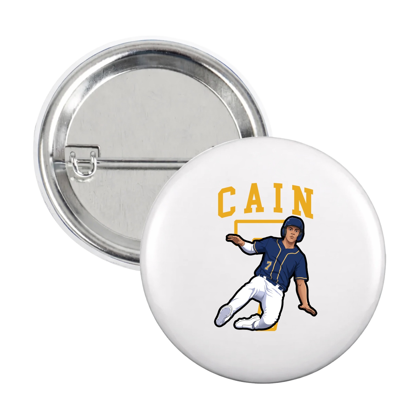 Game Day Button — Shirsey in White