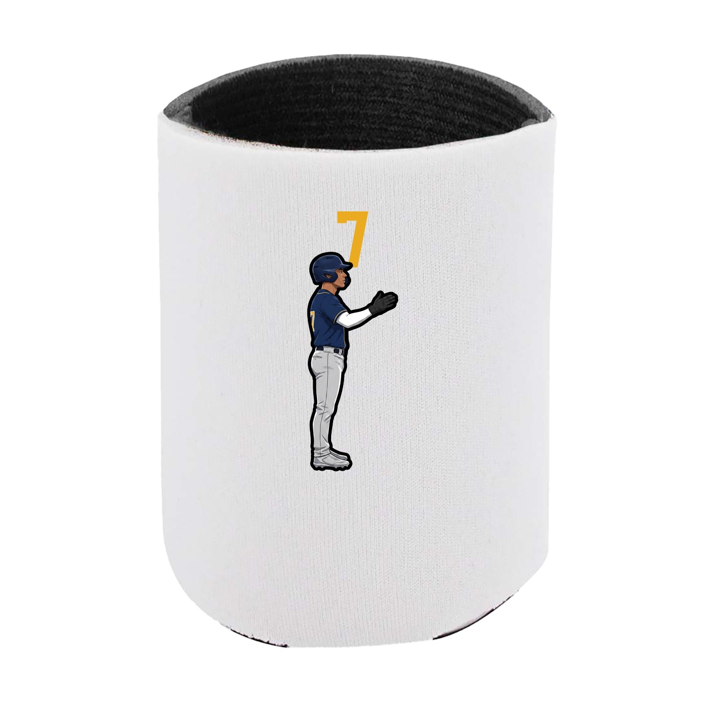 Can Holder — Number Top in White