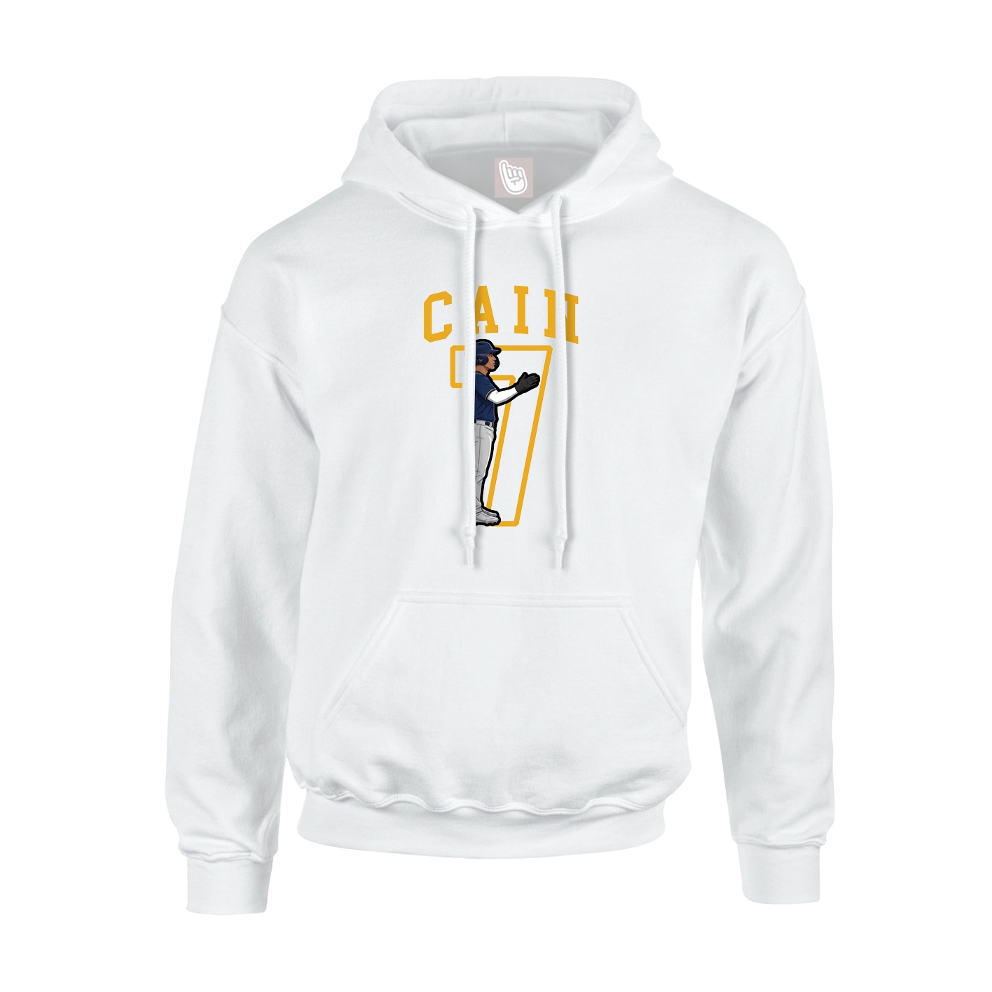 Hoodie — Shirsey in White