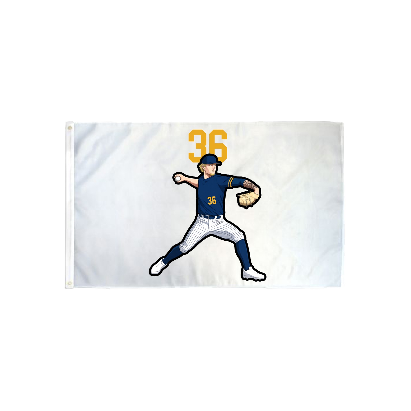 3x5 Flag — Number Top in Classic
