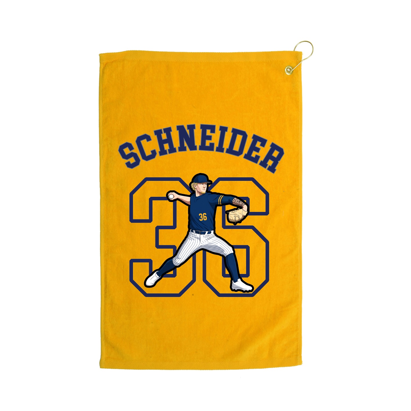 Golf Towel — Shirsey Arch in Gold